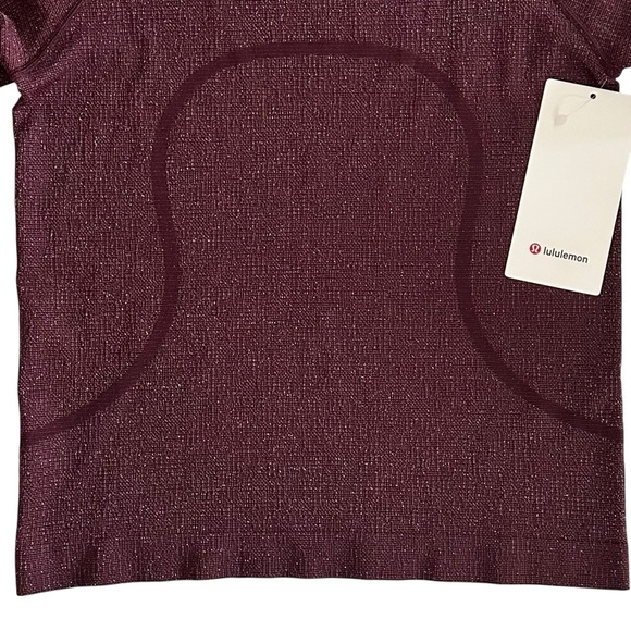 NWT Lululemon 2024 Swiftly Tech Long Sleeve 2.0 Race Parallel Texture Garnet 6 - Picture 6 of 12